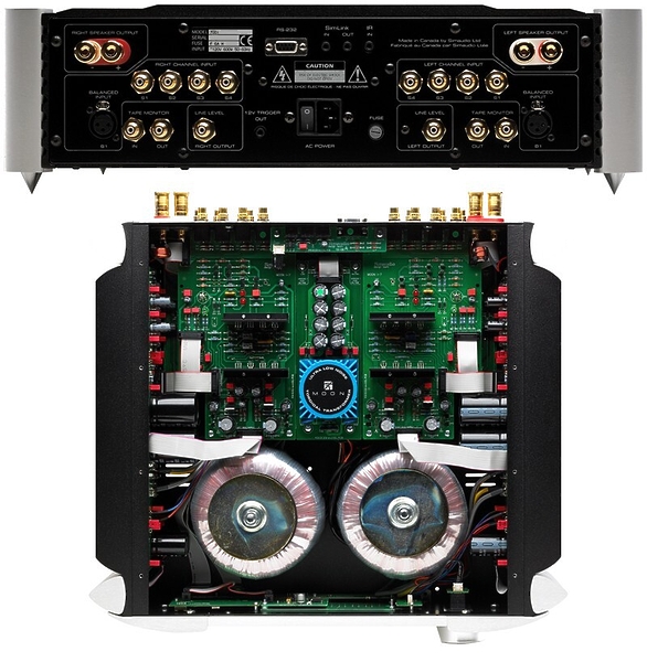 Стереоусилитель SIM audio MOON 700i Black\Red Display артикул 325472FV-1 фото 5