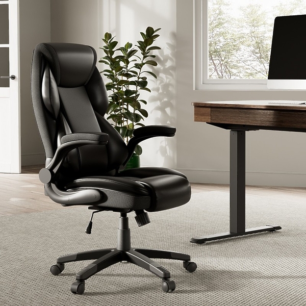 Кресло компьютерное EUREKA OC11-B, черное артикул 314912Si-1 фото 9