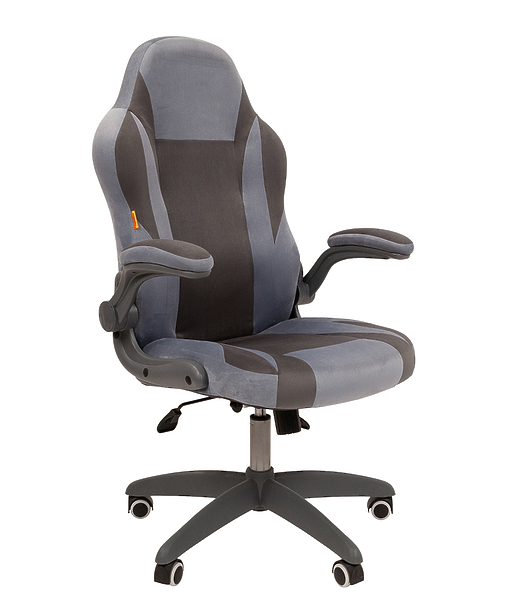 Кресло игровое Chairman game 55 00-07083616 Gray/Blue артикул 269977Si-1