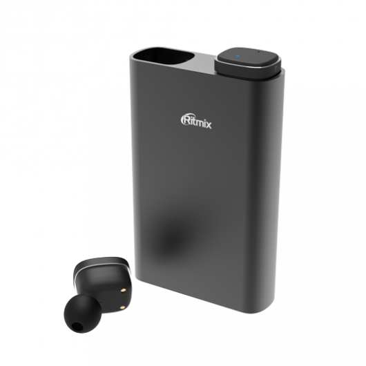 Наушники Ritmix RH-810BTH PB TWS black артикул 191605Si-1 фото 4