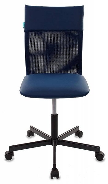 Кресло Бюрократ CH-1399/BLUE (Office chair CH-1399 blue Or-15 eco.leather/gauze cross metal) артикул 263363Si-1 фото 3
