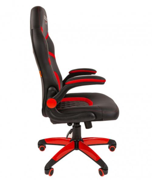 Кресло игровое Chairman game 18 00-07069664 Black/Red артикул 269956Si-1 фото 4