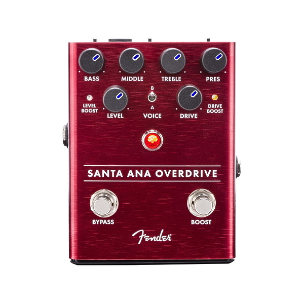 Педаль эффектов FENDER SANTA ANA OVERDRIVE PEDAL артикул 198035Si-1