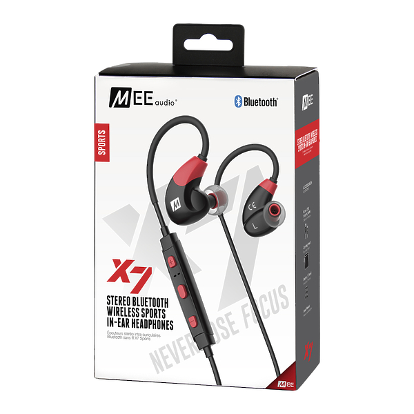 Наушники MEE Audio X7 red/black артикул 198302Si-1 фото 4