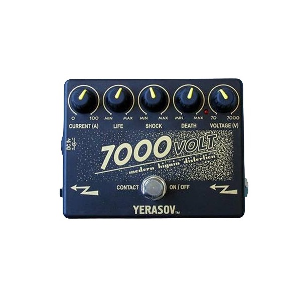 Педаль эффектов YERASOV 7000 Volt Distortion артикул 292838Si-1