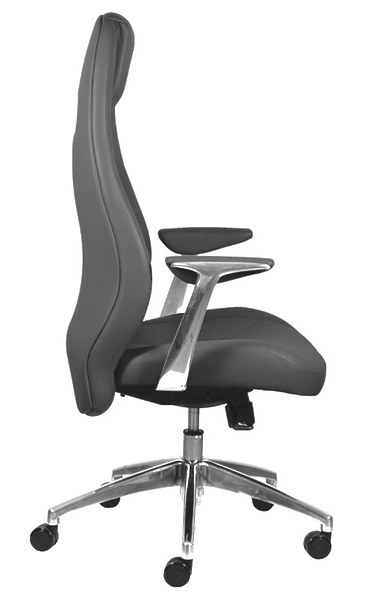 Кресло Бюрократ _ZEN/BLACK (Office chair _Zen black leather cross aluminum) артикул 263484Si-1 фото 3