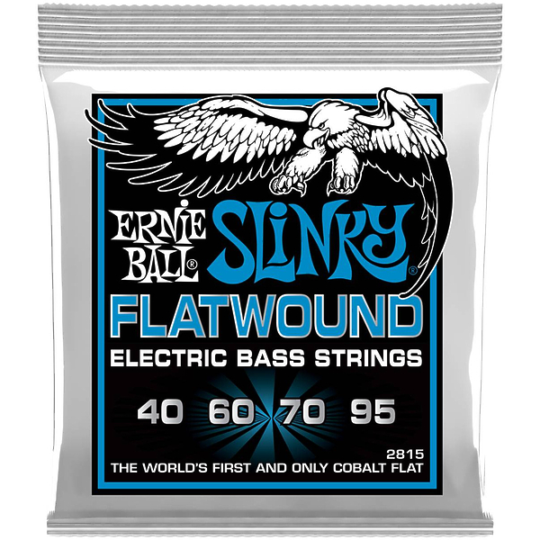 Струны для бас-гитары Ernie Ball 2815 Slinky Flatwound Bass артикул 291155Si-1