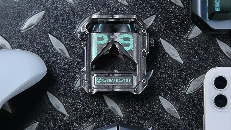 Беспроводные наушники Gravastar Sirius Pro War Damaged Gray артикул 256713Si-1 фото 7