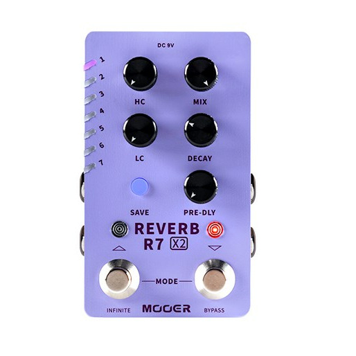 Педаль Mooer R7 Reverb X2 артикул 280334Si-1