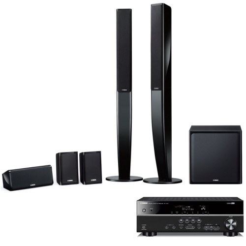Домашний кинотеатр в одной коробке Yamaha SlimSet 373 black (RX-V373 + NS-PA40) артикул 240544SI-1