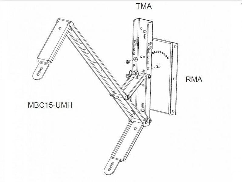 Крепление Dynacord MB C15 UMH артикул 143803Si-1