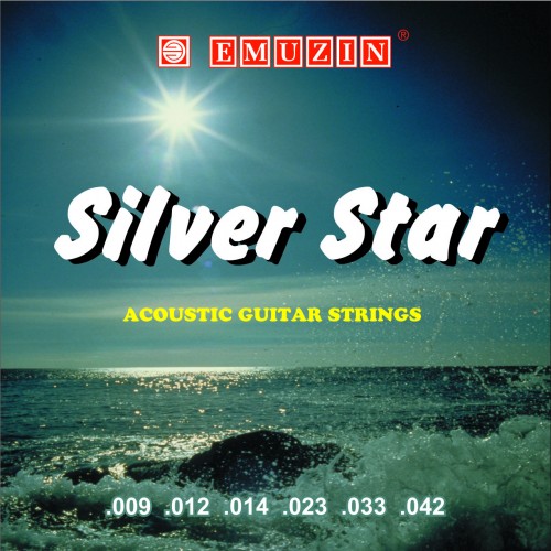 Струны для акустической гитары Emuzin 6СС-02 SILVER STAR артикул 291564Si-1