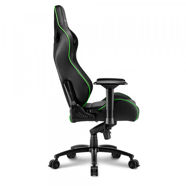 Кресло игровое Sharkoon SKILLER SGS4 BK/GN артикул 269930Si-1 фото 4