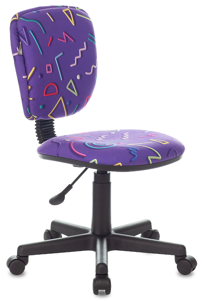 Кресло Бюрократ CH-204NX/STICK-VIO (Children chair CH-204NX violet Sticks 08 cross plastic) артикул 263308Si-1