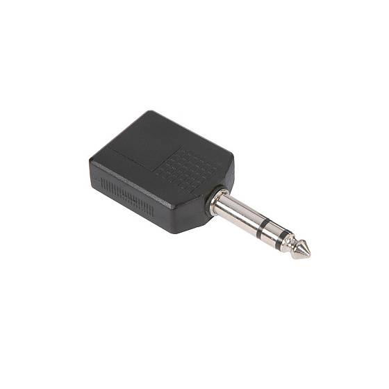 Переходник Adam Hall 7546 (2 x 6,3 stereo Jack(F) - 6,3 Jack stereo) артикул 255144Si-1