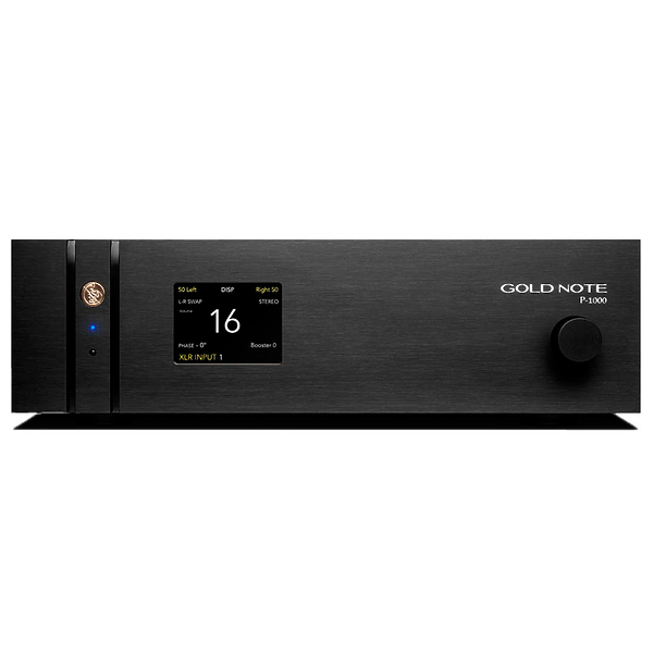 Предварительный усилитель Gold Note P-1000 MKII DELUXE black артикул 299468Si-1 в интернет-магазине «HiFiRussia»