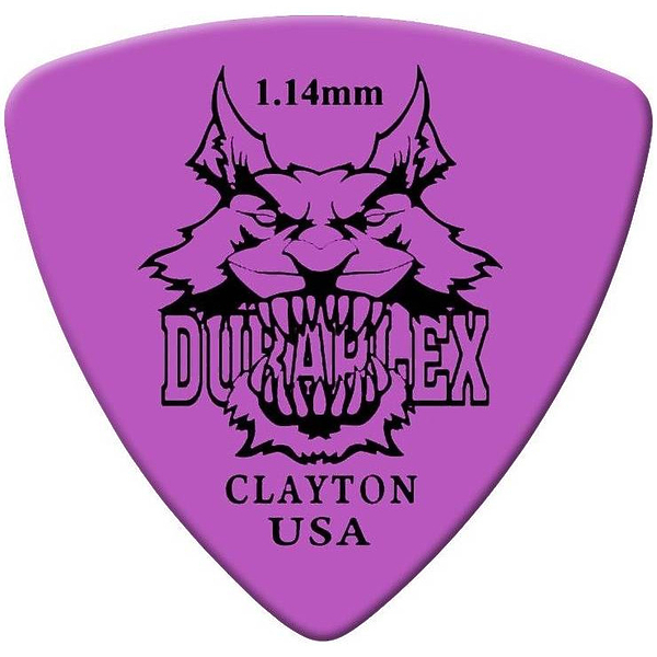 Медиаторы CLAYTON DXRT114/12 - 1.14 mm DELRIN широкие 12 шт артикул 290709Si-1