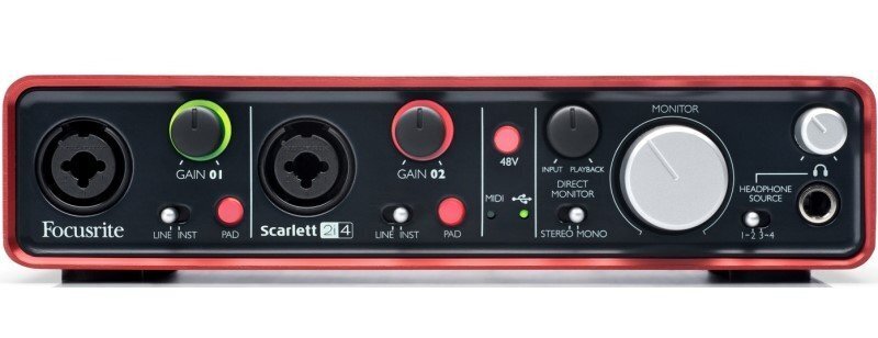 Звуковая карта FOCUSRITE Scarlett 2i4 2nd Gen USB артикул 147299Si-1