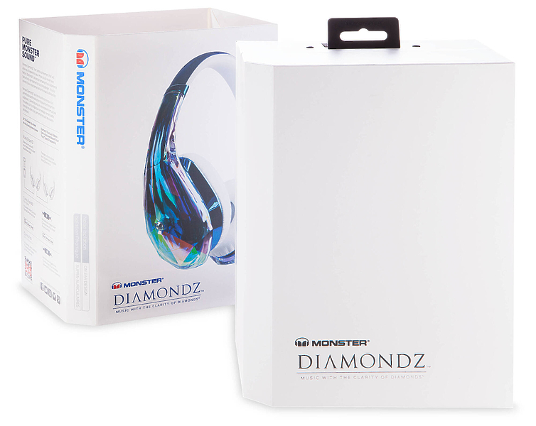 Наушники Monster DiamondZ On-Ear Clear Blue (137028-00) артикул 163193Si-1 фото 11