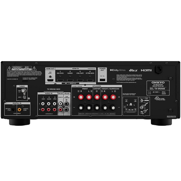 AV ресивер Onkyo TXSR3100 артикул 334430Si-1 фото 3