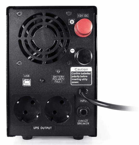 Блок бесперебойного питания Powercom Infinity INF-500 Black артикул 268137Si-1 фото 3