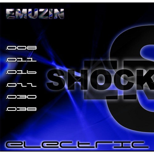 Струны для электрогитары Emuzin Shockers 6SR 8-38 артикул 291292Si-1