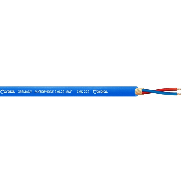Микрофонный кабель Cordial CMK 222 BLUE артикул 300440Si-1