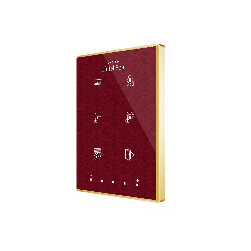 Сенсорный выключатель KNX Zennio Touch-MyDesign Plus, 6-кнопочный, произвольная графика, рамка под хром артикул 245244Si-1 фото 3