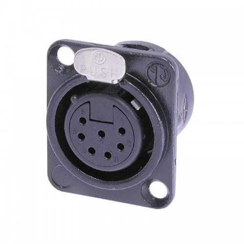 Разъем Neutrik NC7FD-L-B-1 артикул 283684Si-1
