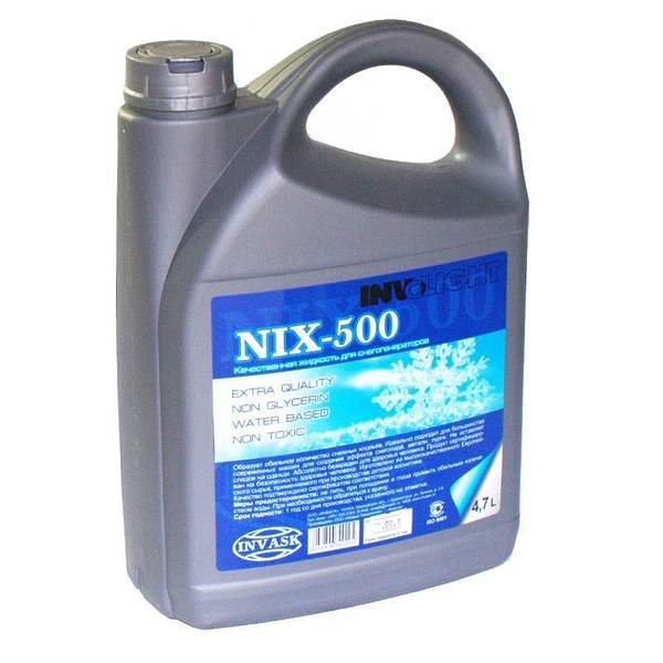 Жидкость для генераторов снега Involight NIX-500 (4,7 л) артикул 152449Si-1