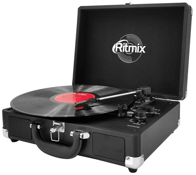 Проигрыватель винила Ritmix LP-120B Black артикул 241576Si-1
