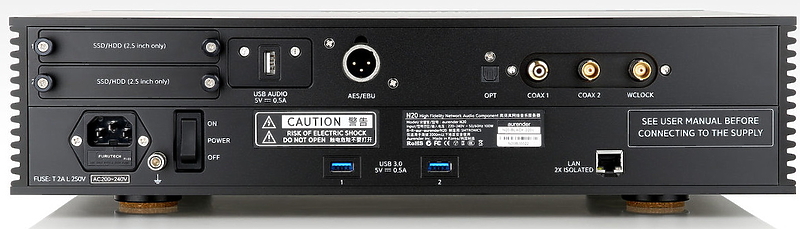 Сетевой транспорт Aurender N20 4Tb SSD Black артикул 263529Si-1 фото 3