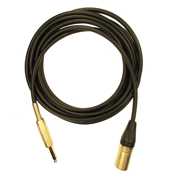 Кабель GS-PRO JackStereo-XLR3F (black) 5 метров артикул 313963Si-1