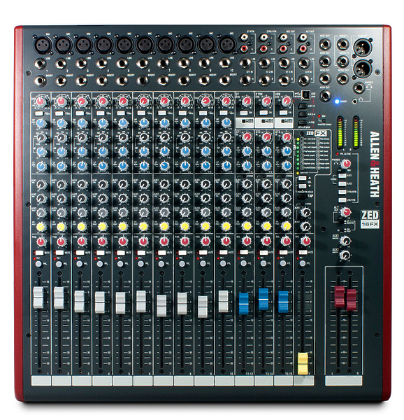 Микшер Allen&Heath ZED16FX артикул 127144Si-1