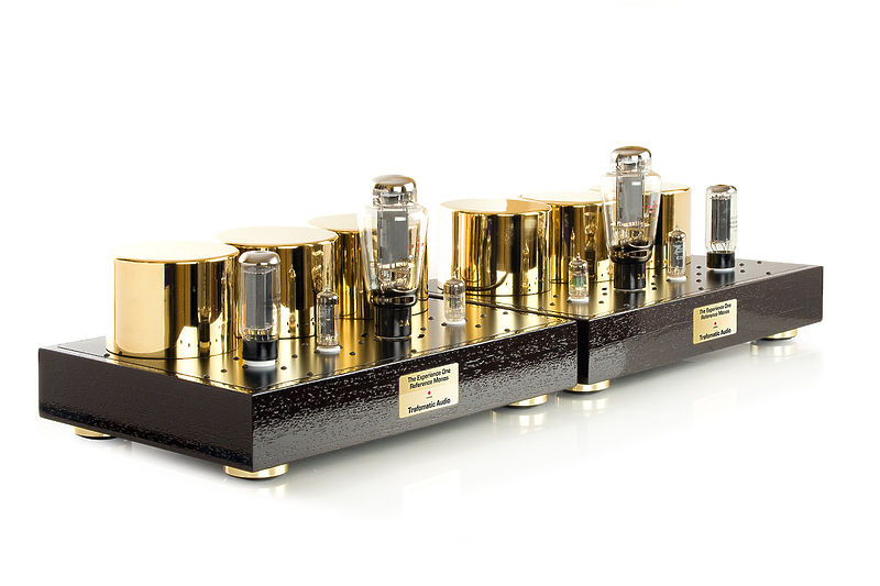 Ламповый усилитель Trafomatic Audio Experience One mono (black/gold finish) артикул 149978Si-1