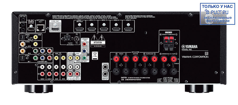 AV Ресивер Yamaha RX-V675 black артикул 391357FV-1 фото 3