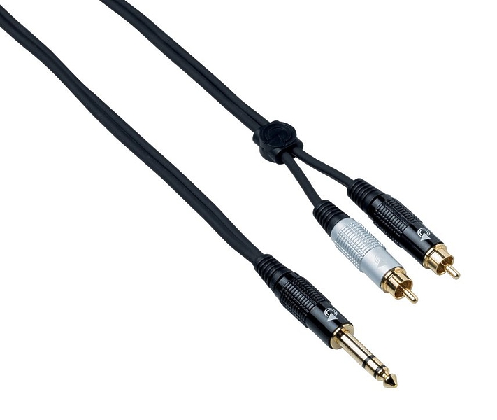 Кабель межблочный Jack-2RCA Bespeco EAYSRM150 1.5 m артикул 257215Si-1