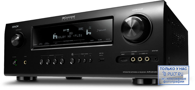 AV Ресивер Denon AVR-2312 black артикул 388553FV-1 фото 5