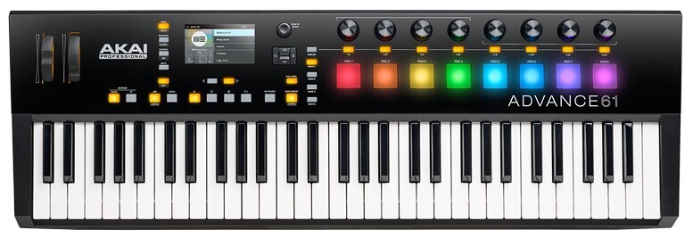 Миди-клавиатура AKAI PRO ADVANCE 61 артикул 144542Si-1