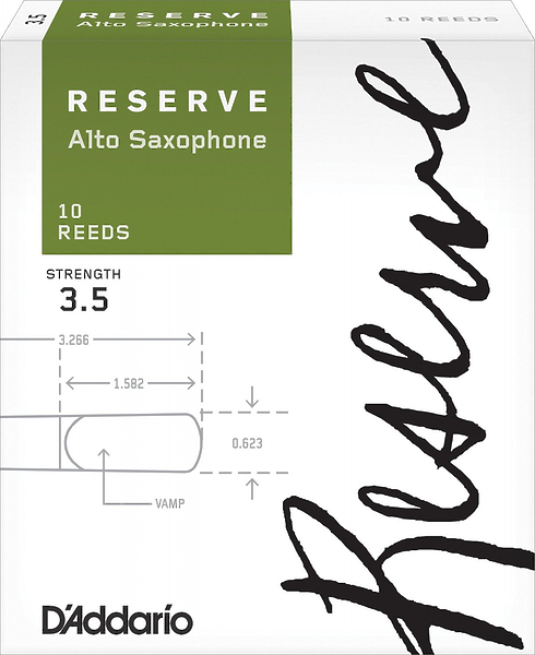 Трости D'Addario WOODWINDS DJR1035 RESERVE ASX- 10 PACK - 3.5 артикул 274513Si-1