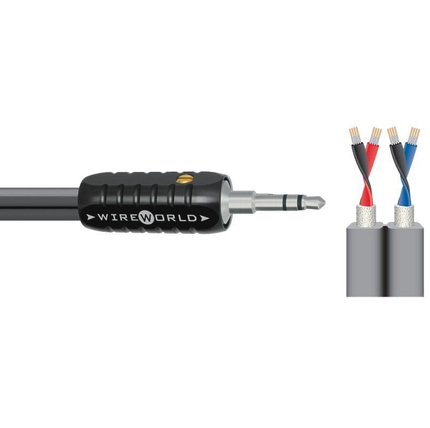 Кабель межблочный аудио Wire World Nano Silver Eclipse Mini Jack-Mini Jack 2.0m (NSM2.0M) артикул 166829Si-1