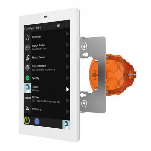Настенная сенсорная панель управления Revox Control V255 Display, white артикул 203273Si-1