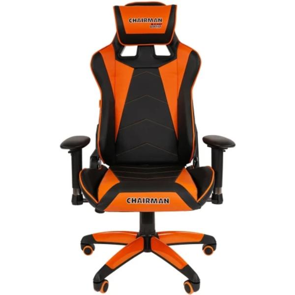 Кресло игровое Chairman game 44 00-07073779 Black/Orange артикул 269973Si-1 фото 3