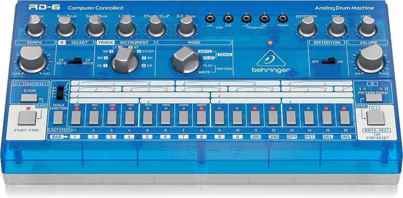 Аналоговая драм-машина Behringer RD-6-BB артикул 264174Si-1 фото 4
