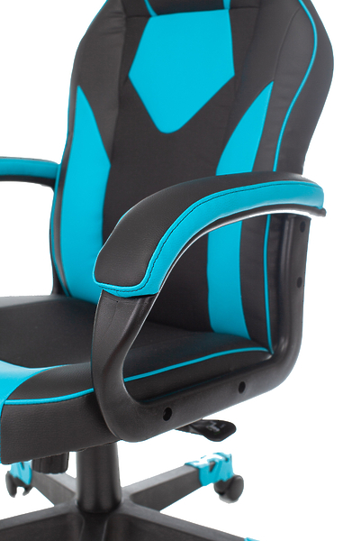 Кресло Zombie GAME 17 BLUE (Game chair GAME 17 black/blue textile/eco.leather cross plastic) артикул 263254Si-1 фото 5