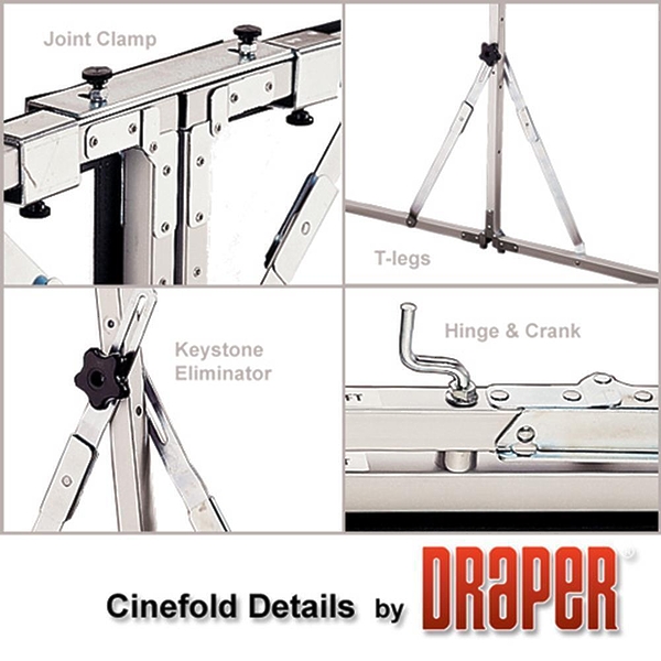 Экран Draper Cinefold NTSC (3:4) 229/90" 127*178 CH1200V (CRS) артикул 142447Si-1 фото 5