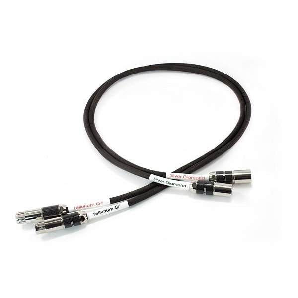 Дубль Кабель межблочный аудио Tellurium Q XLR Silver Diamond 1.0m артикул 138833Si-1