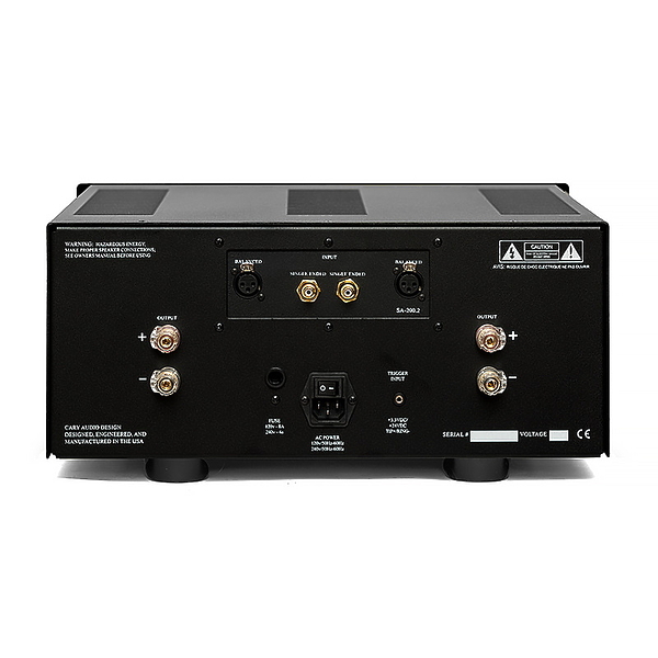 Усилитель мощности Cary Audio SA-200.2 silver артикул 199457Si-1 фото 4