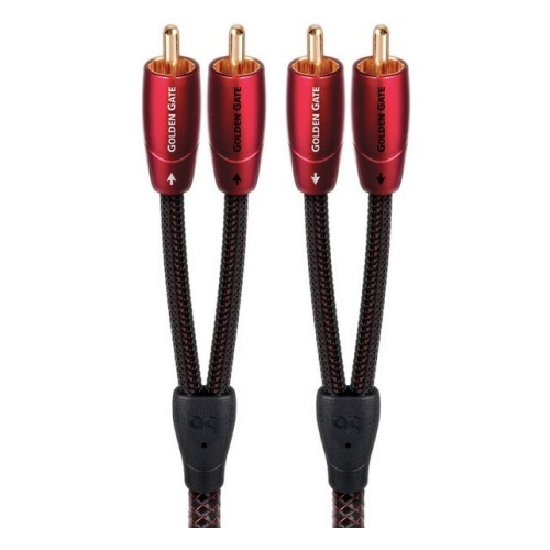 Кабель межблочный аудио AudioQuest Golden Gate 2RCA-2RCA, 8.0 м артикул 220081Si-1