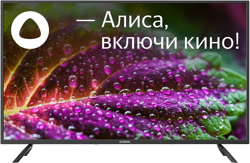 Телевизор LED Digma 43" DM-LED43UBB31 артикул 296761Si-1